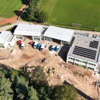 Kita Waldläufer Vogelperspektive